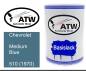 Preview: Chevrolet, Medium Blue, 510 (1970): 500ml Lackdose, von ATW Autoteile West.